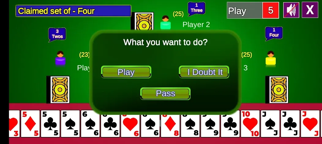 Bluff Card Game (Блеф карточная игра)  [МОД Все открыто] Screenshot 4