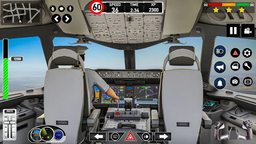 Plane Pilot Flight Simulator (Плейн Пилот Флайт Симулятор)  [МОД Все открыто] Screenshot 1