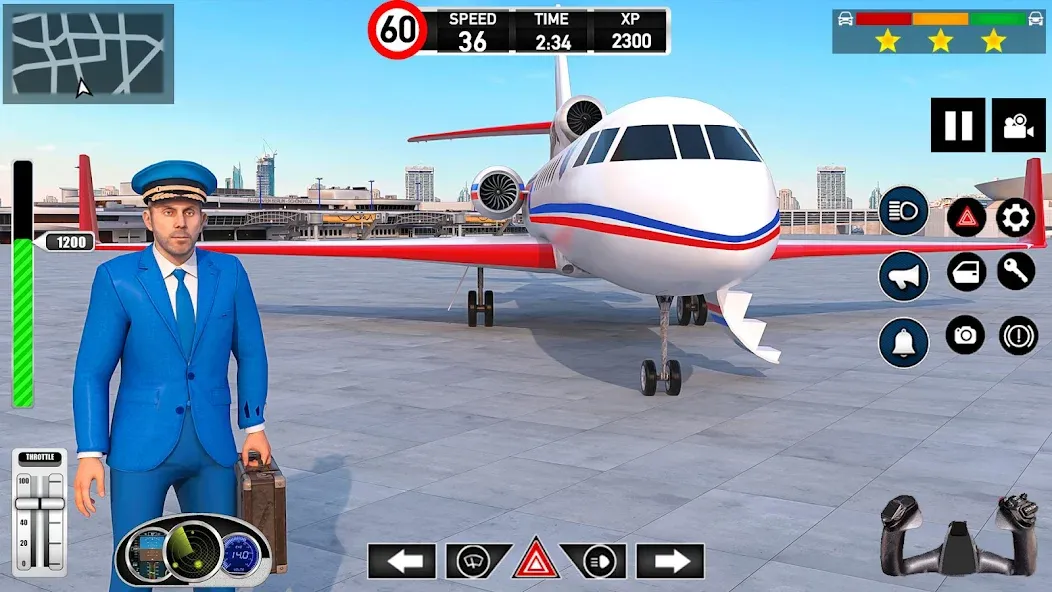 Plane Pilot Flight Simulator (Плейн Пилот Флайт Симулятор)  [МОД Все открыто] Screenshot 3