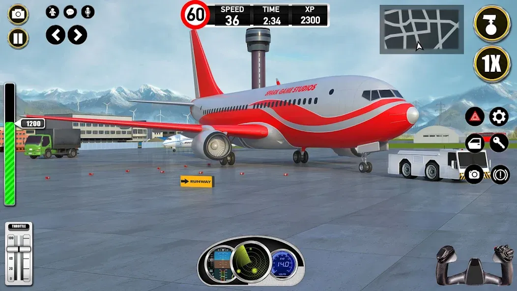 Plane Pilot Flight Simulator (Плейн Пилот Флайт Симулятор)  [МОД Все открыто] Screenshot 5