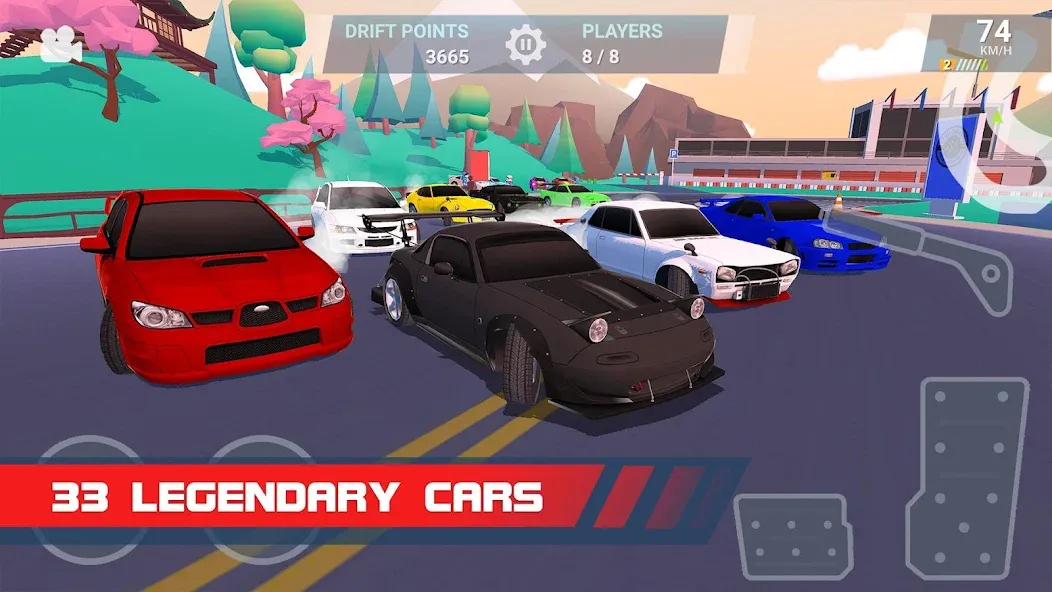 Drift Clash Online Racing (Дрифт Клаш)  [МОД Много денег] Screenshot 4