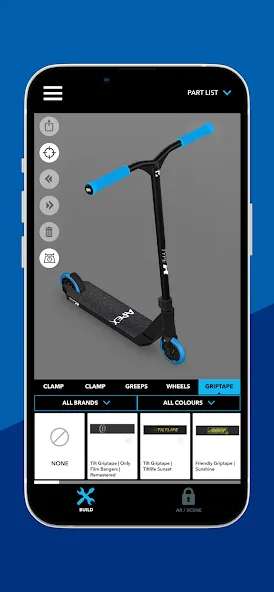 Scooter 3D custom builder (Скутер 3D настраиваемый конструктор)  [МОД Много монет] Screenshot 3