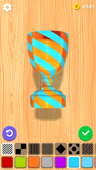 Wood Turning 3D - Carving Game  [МОД Бесконечные деньги] Screenshot 5