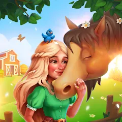 Скачать взломанную Homesteads: Dream Farm (Хомстедс)  [МОД Много монет] - последняя версия apk на Андроид