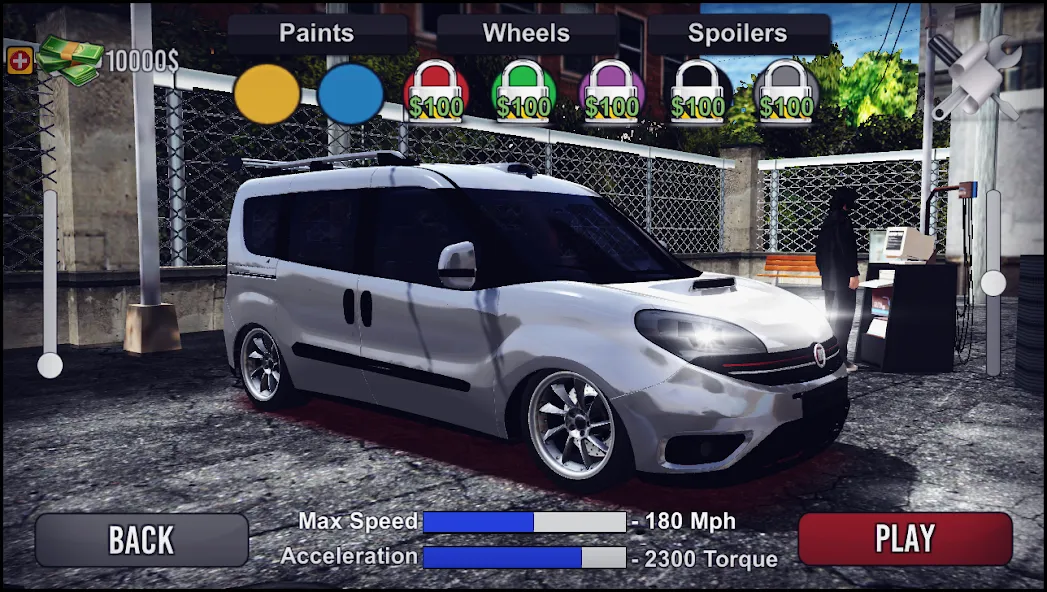 Doblo Drift Simulator (Добло Дрифт Симулятор)  [МОД Много денег] Screenshot 2