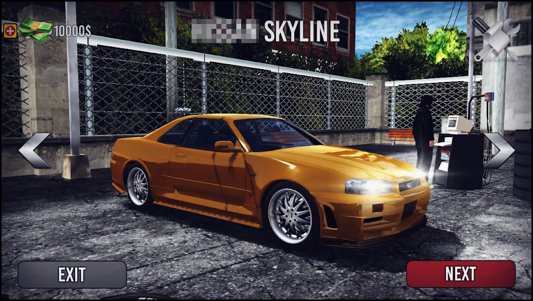 Skyline Drift Simulator (Скайлайн Дрифт Симулятор)  [МОД Unlocked] Screenshot 1