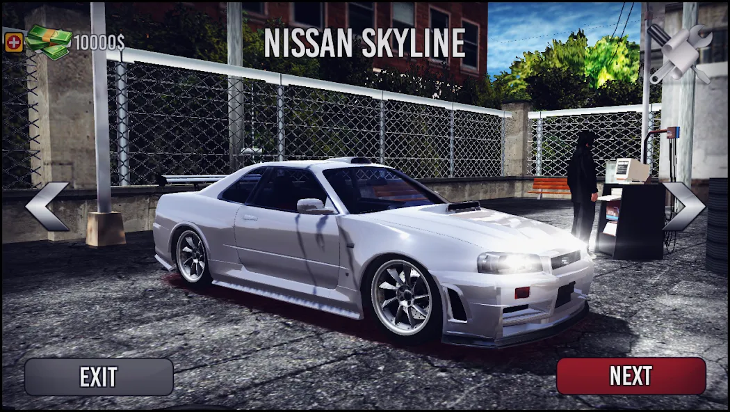 Skyline Drift Simulator (Скайлайн Дрифт Симулятор)  [МОД Unlocked] Screenshot 2