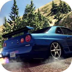 Взлом Skyline Drift Simulator (Скайлайн Дрифт Симулятор)  [МОД Unlocked] - полная версия apk на Андроид