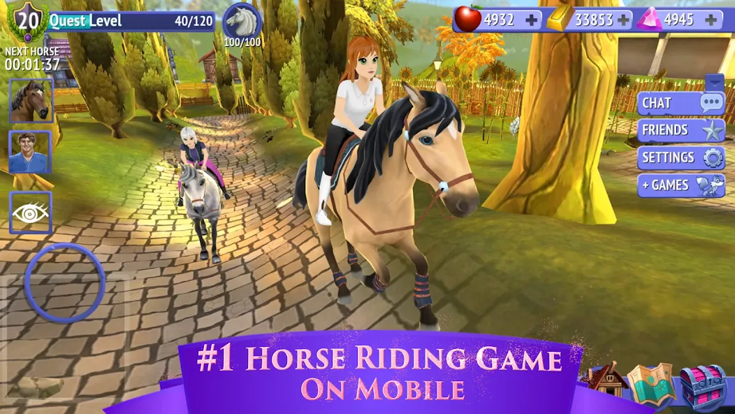 Horse Riding Tales - Wild Pony (Хорс Райдинг Тейлс)  [МОД Меню] Screenshot 3