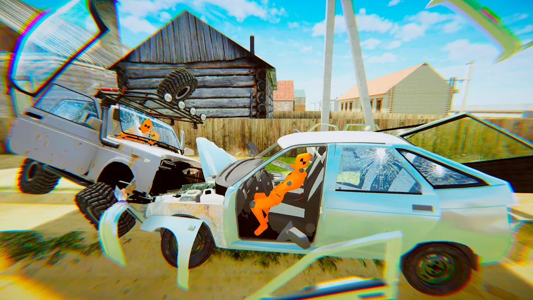 VAZ Crash Test Simulator 2  [МОД Unlimited Money] Screenshot 2