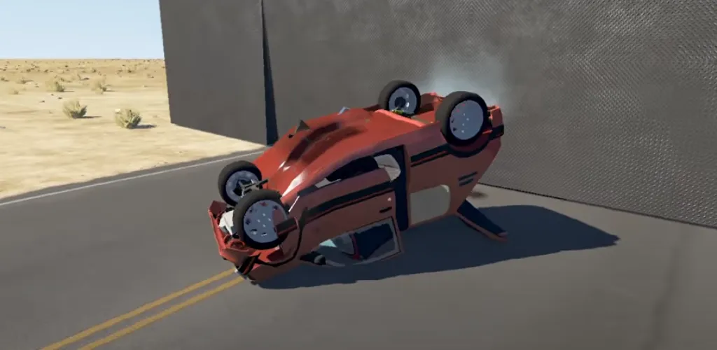 Realistic Car Crash Simulator  [МОД Много денег] Screenshot 1