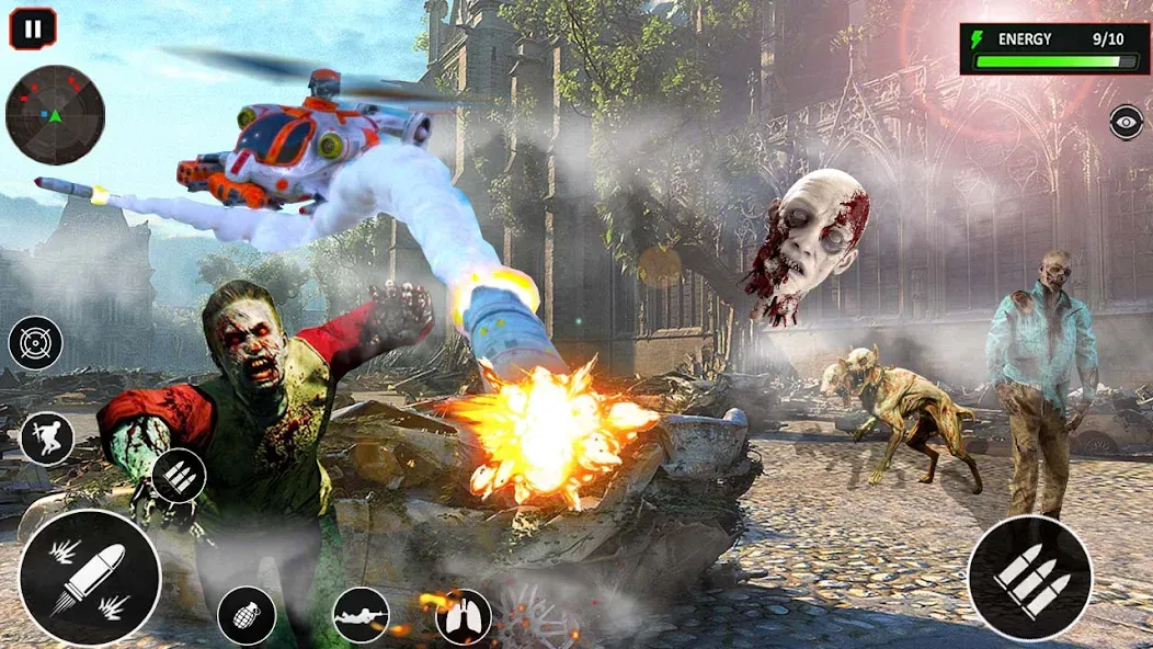 Sniper Zombie Shooting (Зомби стреляющая оффлайн игра)  [МОД Меню] Screenshot 2