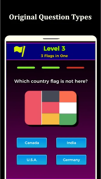 World Flags Quiz Game (Ворлд Флагс Квиз Гейм)  [МОД Меню] Screenshot 1