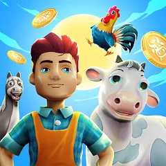 Взломанная CropBytes: A Crypto Farm Game (КропБайтс)  [МОД Unlocked] - стабильная версия apk на Андроид