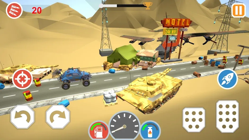 Zombie Cars Crush: Racing Die (Зомби Карс)  [МОД Menu] Screenshot 3