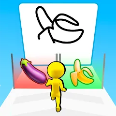 Взломанная Guess The Drawing (Гес Дэ Дроинг)  [МОД Много монет] - полная версия apk на Андроид