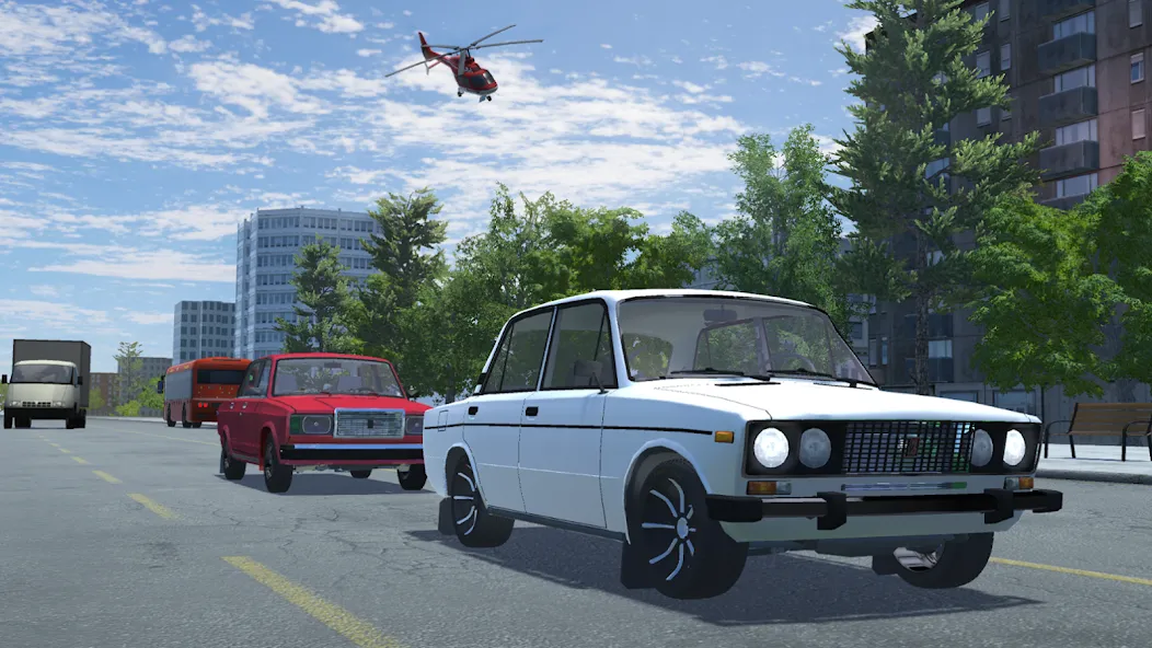 Russian Car Lada 3D  [МОД Много денег] Screenshot 3