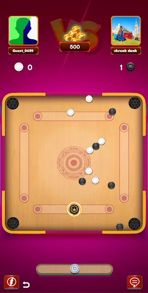 Carrom Board Clash : Pool game (Карром борд пул игра)  [МОД Много денег] Screenshot 3