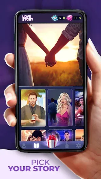 Love Story ® Romance Games (Лав стори)  [МОД Бесконечные монеты] Screenshot 4