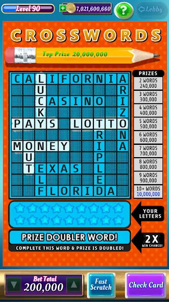 Scratch Off Lottery Casino (Скретч Офф Лотерейное Казино)  [МОД Unlocked] Screenshot 5