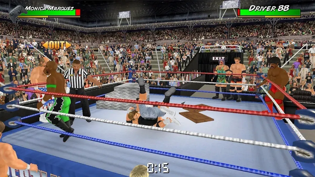 Wrestling Empire (Рестлинг Импайр)  [МОД Много монет] Screenshot 5