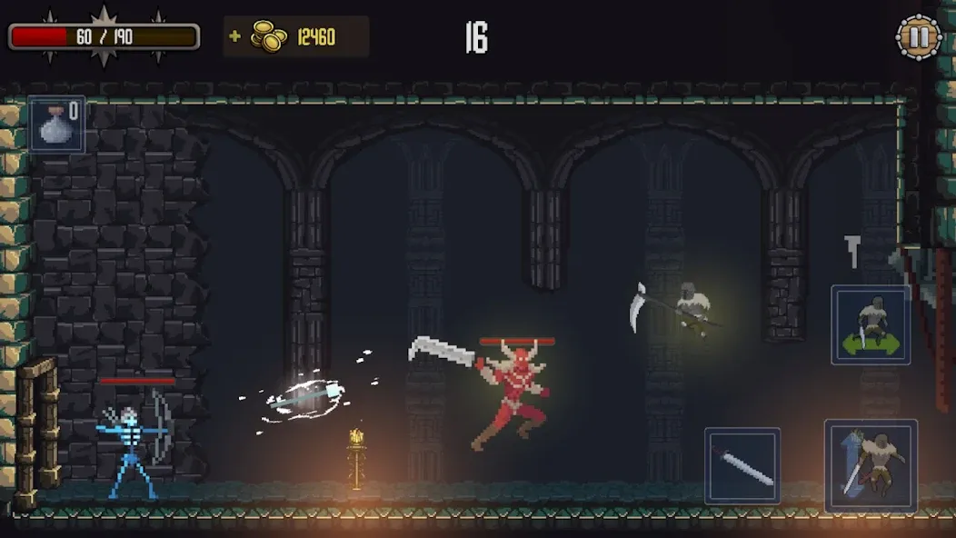 Deathblaze Action Platformer (Смертельное пламя Экшен Платформер)  [МОД Unlimited Money] Screenshot 4