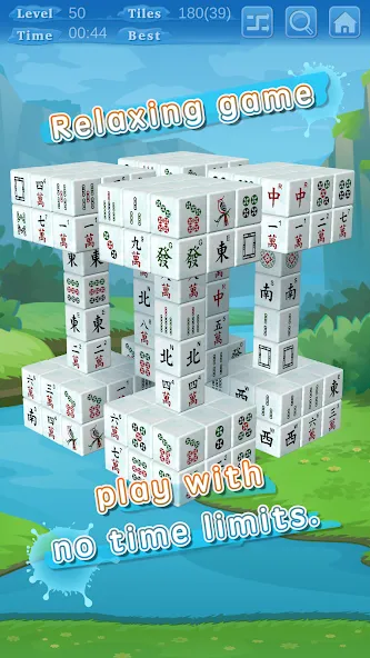 Stacker Mahjong 3D (Стаккер Маджонг 3Д)  [МОД Бесконечные деньги] Screenshot 4