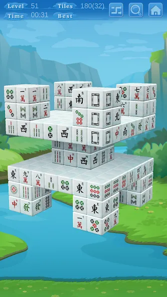 Stacker Mahjong 3D (Стаккер Маджонг 3Д)  [МОД Бесконечные деньги] Screenshot 5