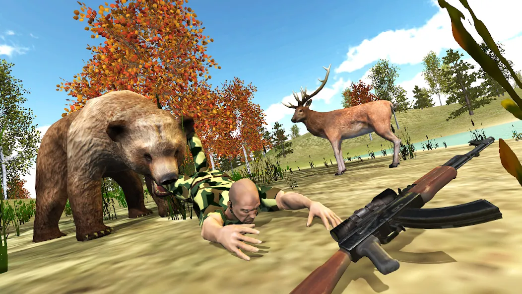 Hunting Simulator 4x4  [МОД Бесконечные деньги] Screenshot 4