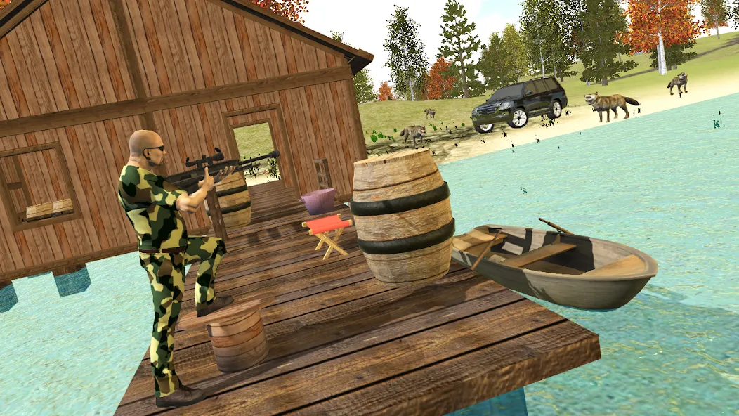 Hunting Simulator 4x4  [МОД Бесконечные деньги] Screenshot 5