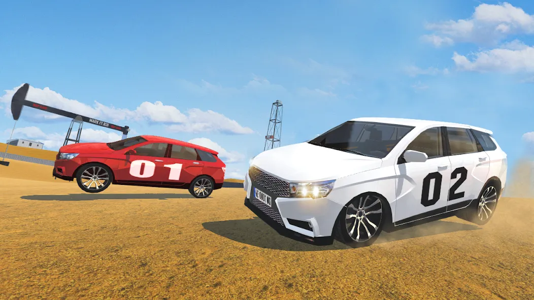 Russian Cars: VestaSW  [МОД Все открыто] Screenshot 5