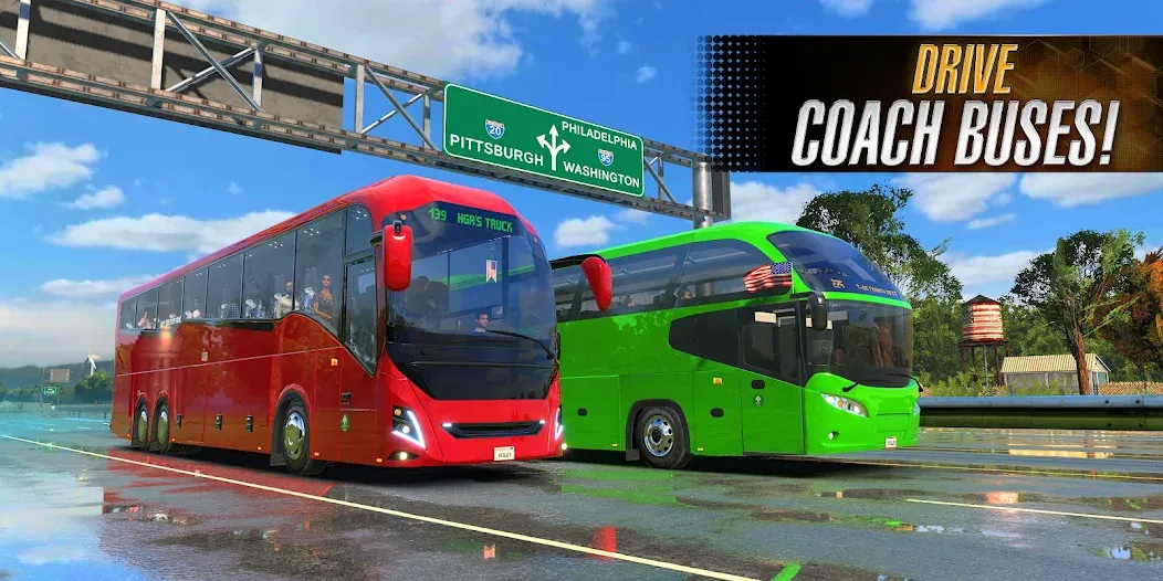 Bus Simulator 2023 (Бус Симулятор 2023)  [МОД Много монет] Screenshot 3