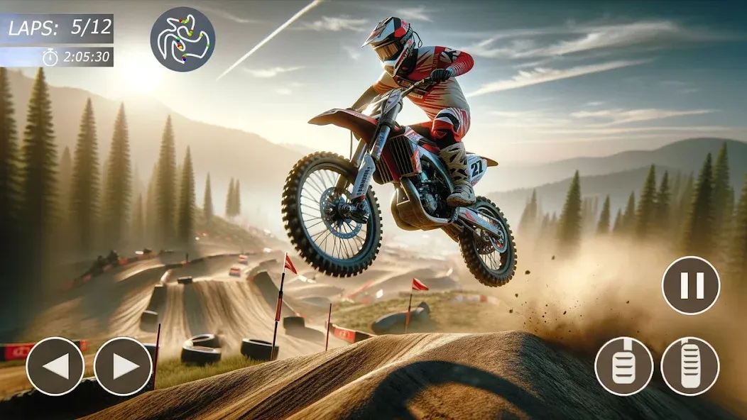 MX Bikes: Motocross Dirt bikes  [МОД Mega Pack] Screenshot 1