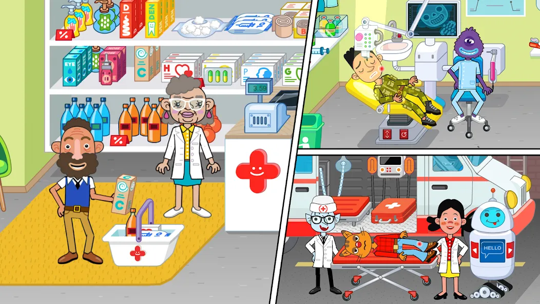 Pepi Hospital: Learn & Care (Пепи Хоспитал)  [МОД Много денег] Screenshot 3