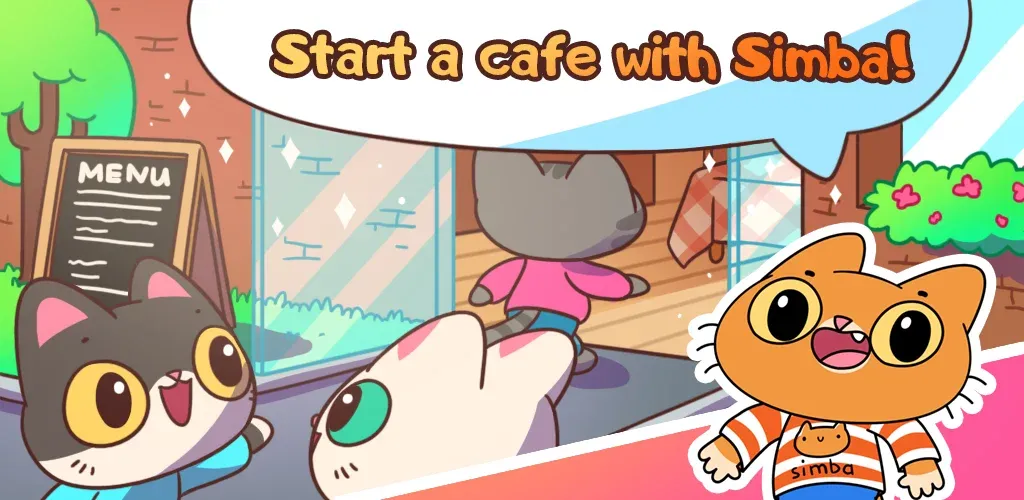 Simba Cafe  [МОД Бесконечные монеты] Screenshot 4