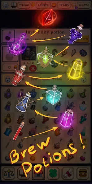 Potion shop: Alchemy Simulator (Пошоп)  [МОД Много монет] Screenshot 1