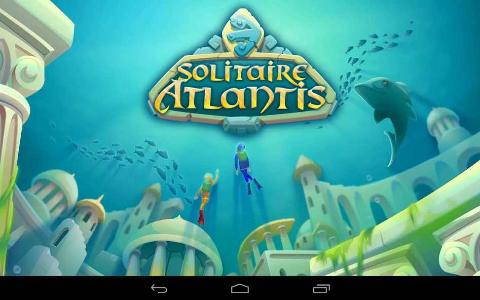 Solitaire Atlantis (олитэр Атлантис)  [МОД Бесконечные монеты] Screenshot 5