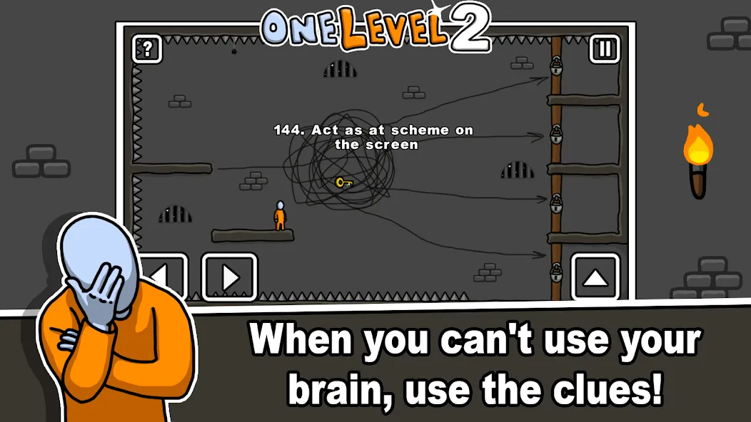 One Level 2 Stickman Jailbreak (Уан Левел 2)  [МОД Menu] Screenshot 5