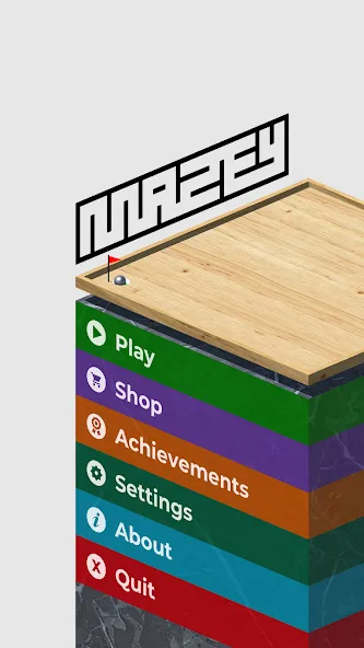 Mazey - Wooden Tilt Maze Game (Мазей)  [МОД Unlocked] Screenshot 1