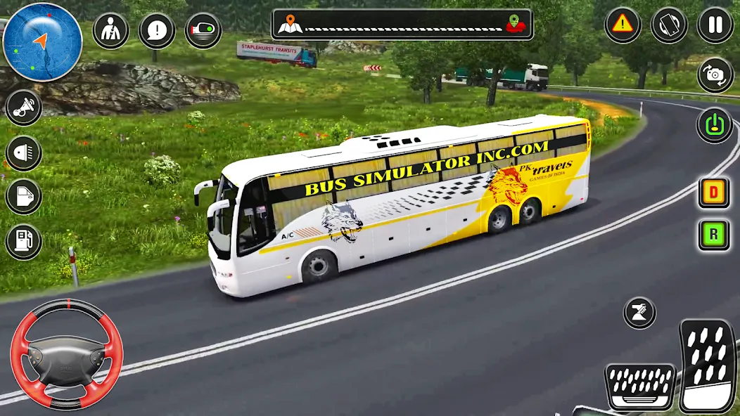 City Coach Bus City Bus Games  [МОД Unlimited Money] Screenshot 4