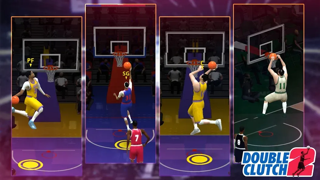 DoubleClutch 2 : Basketball (ДаблКлач 2)  [МОД Бесконечные монеты] Screenshot 2