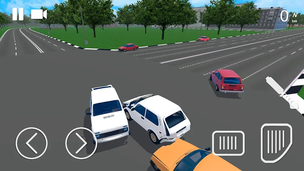 Russian Car Crash Simulator (Рашн Кар Краш Симулятор)  [МОД Menu] Screenshot 5