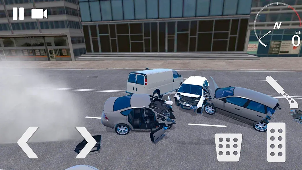 Traffic Crashes Car Crash (Трафик Краш Кар Краш)  [МОД Много денег] Screenshot 1