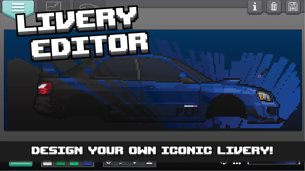 Pixel Car Racer (Пиксельный гоночный автомобиль)  [МОД Все открыто] Screenshot 5