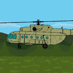 Скачать взломанную Pixel Helicopter Simulator (Пиксельный симулятор вертолета)  [МОД Menu] - стабильная версия apk на Андроид