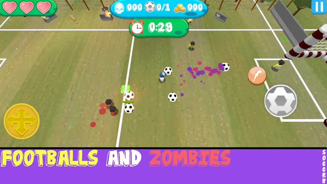 Soccer Apocalypse Survival (Соккер Апокалипсис Сурвивал)  [МОД Много денег] Screenshot 4