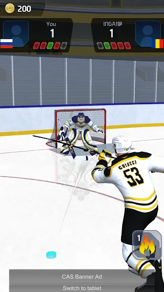 Hockey Game Stars 3D (Хоккей Гейм Старс 3D)  [МОД Много монет] Screenshot 4