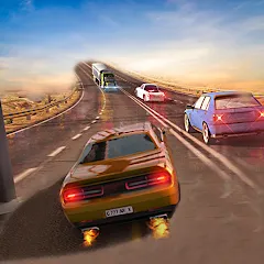 Взлом Car Highway Racing for Speed (Трафик Рейсер Трафик игры)  [МОД Бесконечные деньги] - стабильная версия apk на Андроид