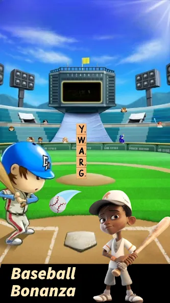 Baseball Letter Strike Homerun  [МОД Бесконечные монеты] Screenshot 4