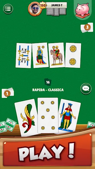 Scopa - Italian Card Game (Скопа)  [МОД Бесконечные монеты] Screenshot 1